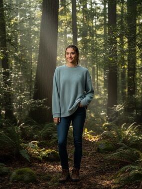 Victoria's Secret PINK Stadium Mint Green Mock Neck Terry Cloth Pullover
